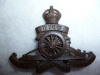 12-0, Canadian Field Artillery Imperial Issue Officer's Bronze Cap Badge  